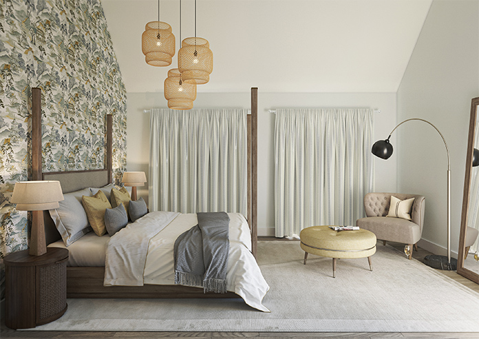 Laurel Stripe, Heritage - Made to Measure Curtains - Image 15